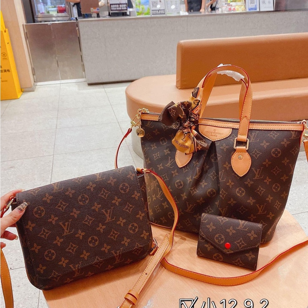 Louis Vuitton Brown Monogram Shoulder Bag